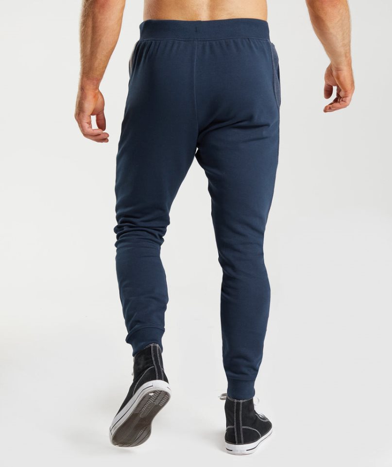 Men's Gymshark Bold React Jogger Navy | NZ 0ELRPT